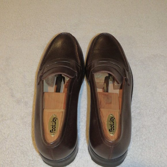 JM Weston 180 Brown Grain Leather Split Toe Loafer 11.5 C NWB main image 8